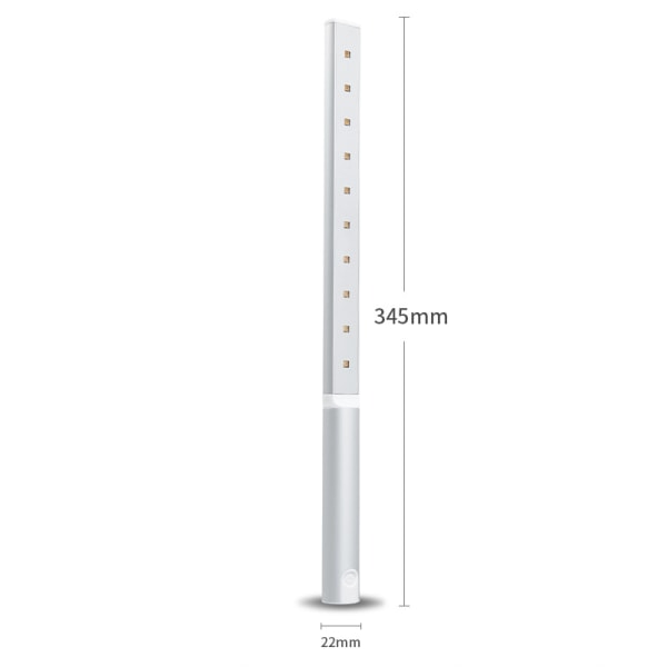 Ultraviolet husholdning UVC sterilisator, køretøjsmonteret lille desinfektionspind, bærbar sterilisering germicid lampe, desinfektionslampe (HP-202C),