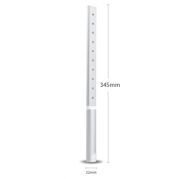Ultraviolett hushålls UVC-sterilisator, fordonsmonterad liten desinficeringssticka, bärbar steriliseringslampa, desinfektionslampa (HP-202C),