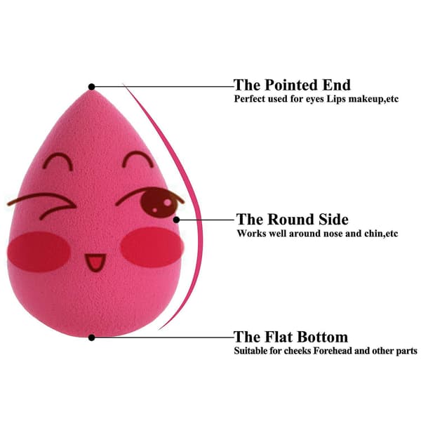 10 st Makeup Sponge Set Makeup Puff Beauty Foundation Blend Sponge Multicolor Beauty Makeup Egg Basic Mixing Sponge Professional Beauty Makeup S Water drop Shape