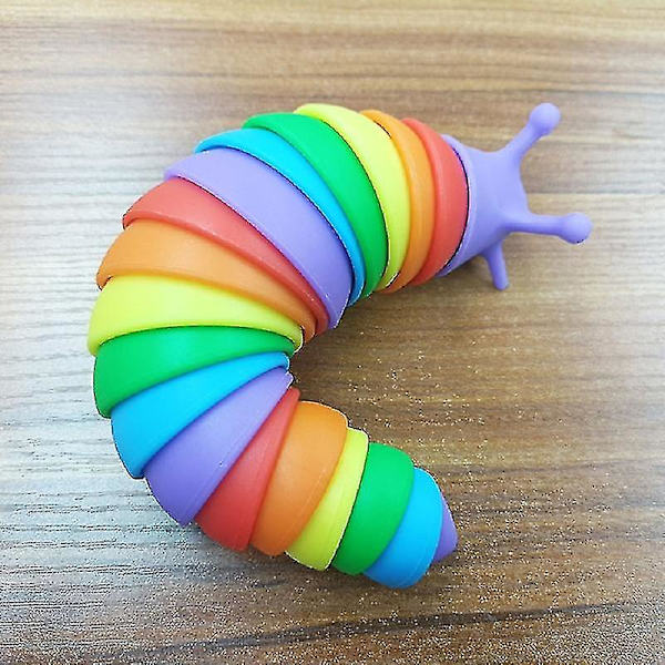 2022 Ny Fidget Leksak Snigel Ledad Flexibel 3D Snigel Fidget Leksak Multicolor
