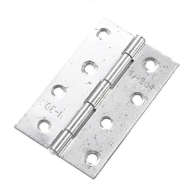 10 stk. rustfrit stål hjemmemøbel hardware dørhængsel lang 75 mm x 50 mm