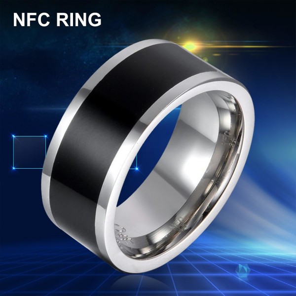 NFC Ring Universal Sensing Technology Behagelig At Bære Ingen Opladning Smart Lås NFC Ring Til Mobiltelefon US 7