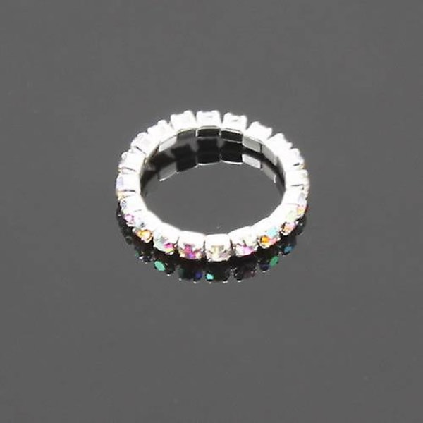 12 stk/pakke Elastiske Rhinestone Dekorative Tåringe Blandede Farver Fod Smykker Charms