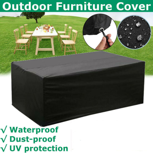 Cover, 210D Oxfordduk presenning Vattentät Anti-UV Dammtät cover för vardagsrumssoffa stolar Möbler
