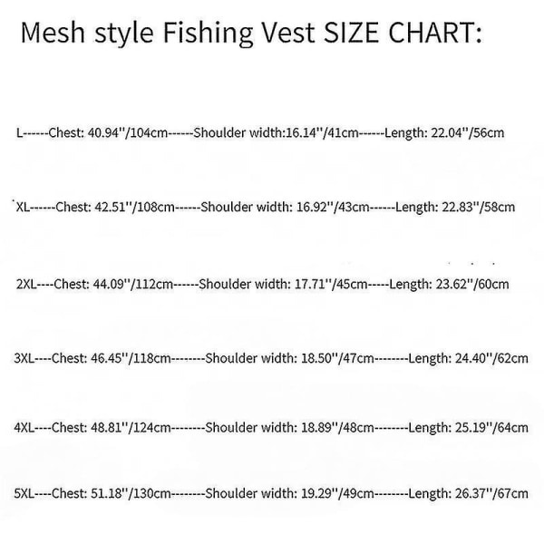 Mens sommar utomhus arbete Safari fiske Resefoto väst med fickor Sommar tunna mesh fiske XL