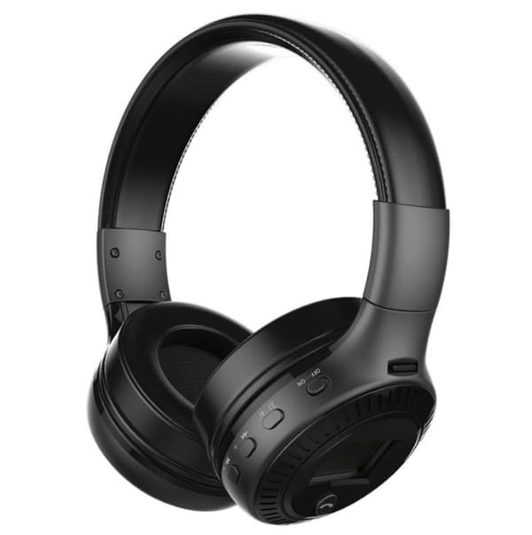 Hovedmonteret trådløst Bluetooth-headset, boardcomputer mobiltelefon gaming-headset (sort)