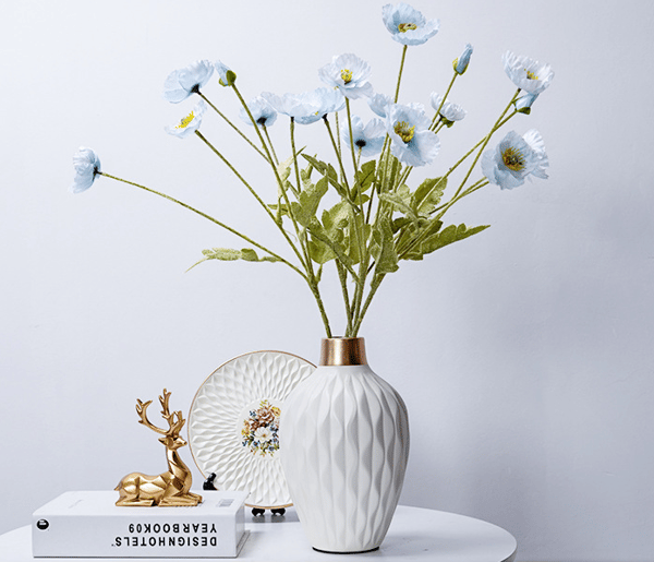 Simuleringsblomma blå vallmo 3 st