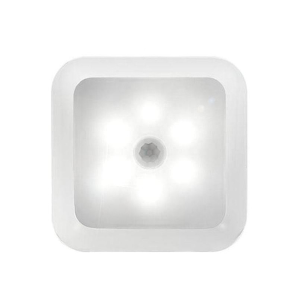 Smart LED-lampa med rörelsesensor, batteridriven, perfekt för sovrum, hall, toalett