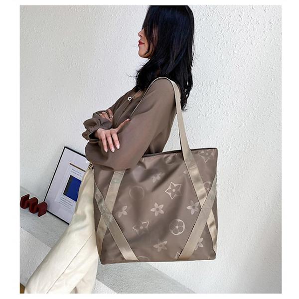 Vattentät resväska för fitness, handbag, bärbar, stor kapacitet, fashion, en axel, resväska, khaki