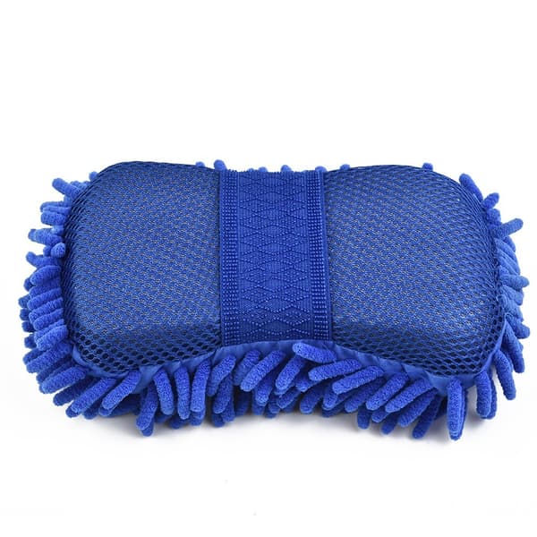 Bil Mikrofiber Chenille Auto Vask Svamp Pleje Vaskebørste Pude