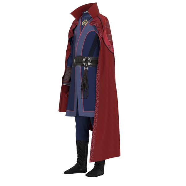 1 sæt Dr. Strange, tøj + kappe, børnetøj