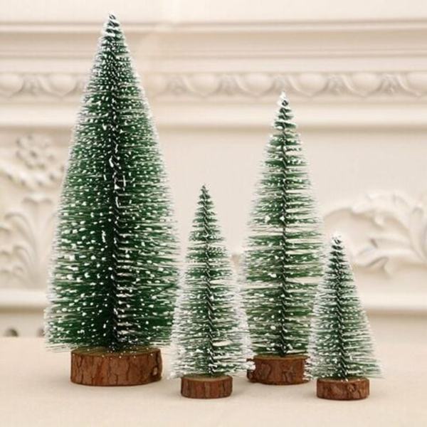 Julgran, Mini Julgran och 1 Meter Varm Gul Stämningsbelysning 20cm LYCXAMES
