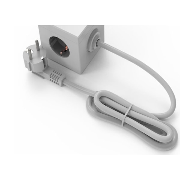 Europeisk USB kontaktomvandlare, europeisk standard multifunktionsuttag (E02a),