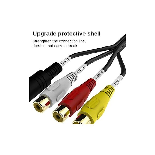 Rybozen USB 2.0 Audio/Video Konverter Digitaliserer og Redigerer Video fra Enhver Analog Kilde Inklusive VHS DVD VCR