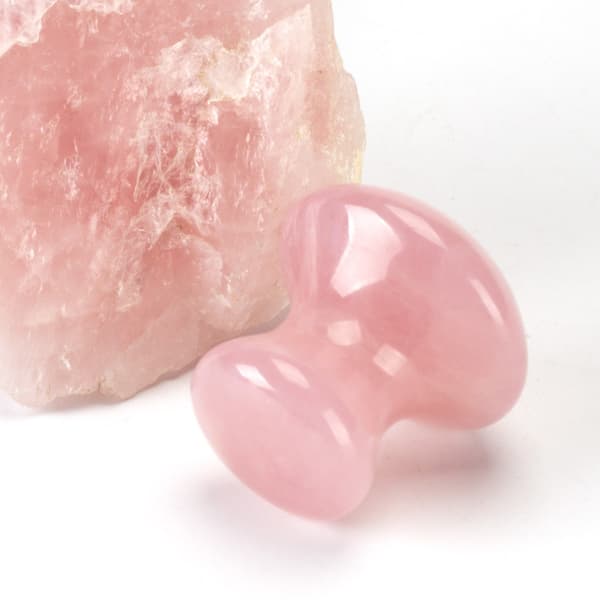 2 stk. rosa sopp ansiktsmassasjeapparat, sunn jade sopp