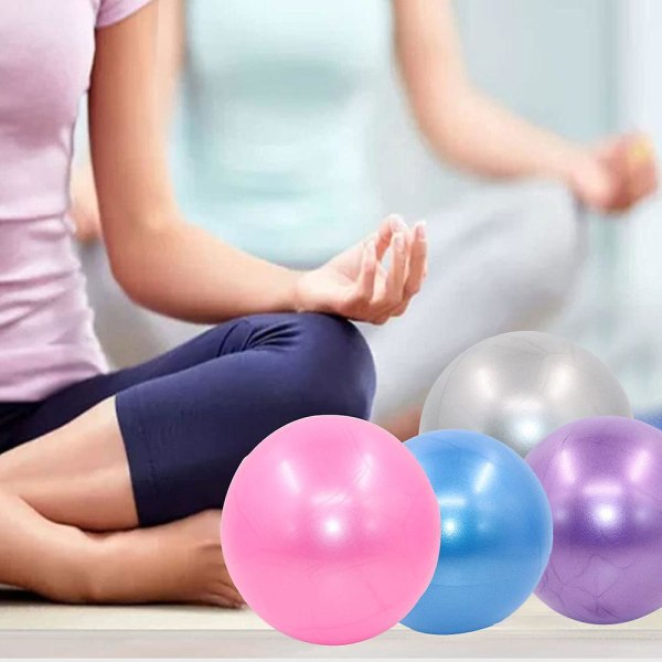 Mini Yoga Pilates Ball For Stability Exercise Training Gym Anti Burst And Slip Resistant Balls Blue