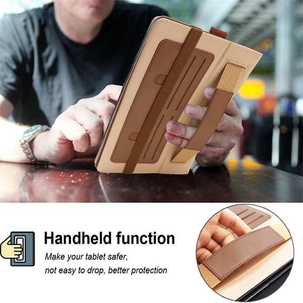 (Brun) Skyddsfodral för Samsung S8Ultra, handledsrem