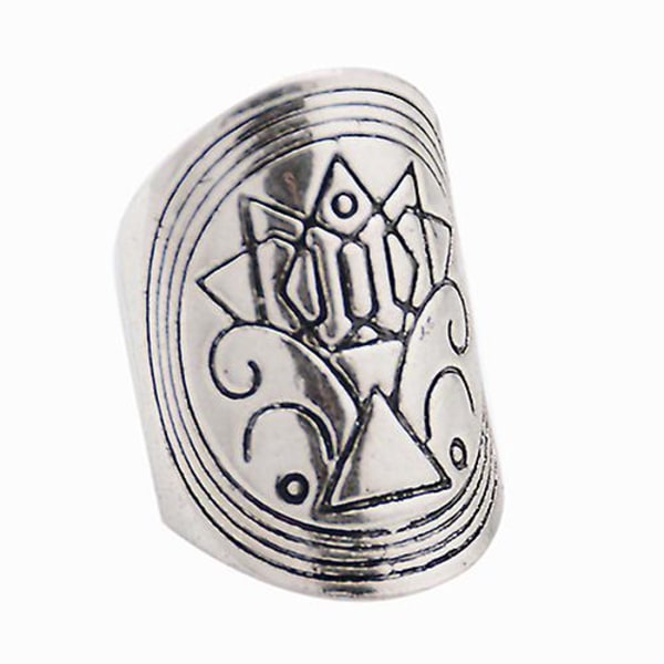Nyt Bohemian Vintage Skåret Totem Etnisk Sølvbelagt Midi Ringsæt 4 stk