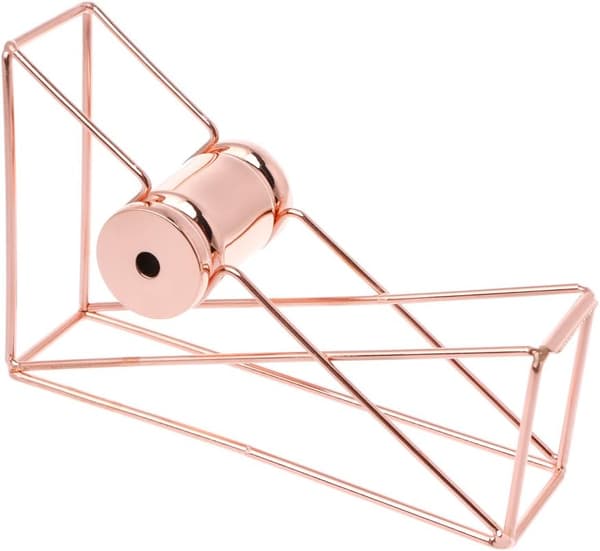 1 st Rose guld järntejp, multifunktionell manuell tejpdispenser,