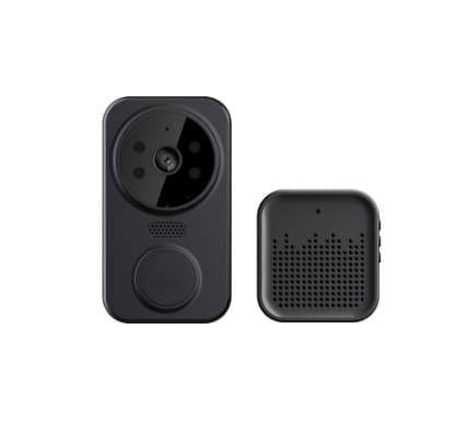 1 kpl Langaton WiFi-ohjattava videokello kahden suunnan intercom HD