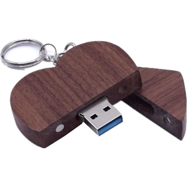 Træ U Disk Love U Disk (4GB),