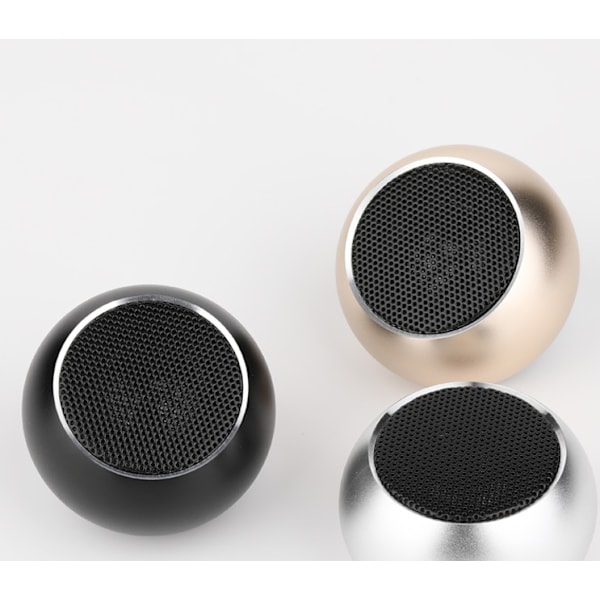 Trådlös Bluetooth-högtalare, mini metall bärbar utomhus Bluetooth-högtalare (blå)