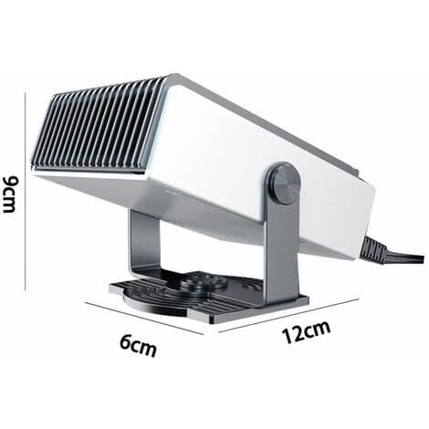 12V/150W Bilfrontrutedefroster, Bærbar Bilvarmer, for Bilfrontrute
