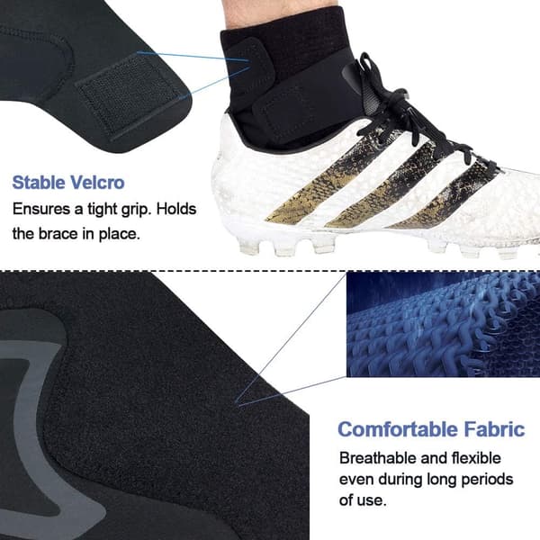 Elastiskt ankelstöd i neopren för sport, män och kvinnor, justerbart