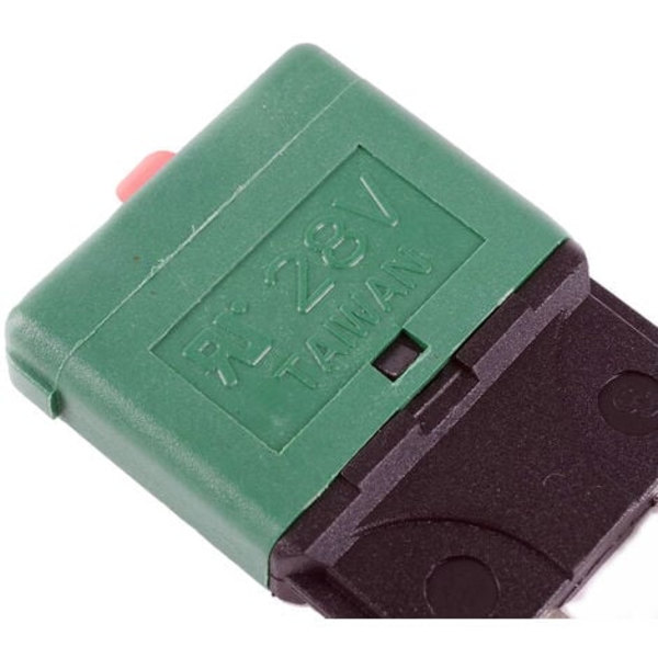 2 stk. 30A Bilsikring/Middel Reset Sikring Afbryder/Bladsikringsstik