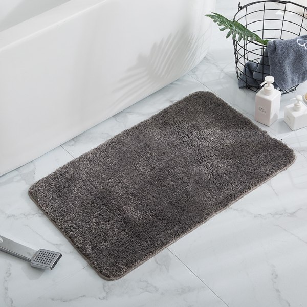 Floor mats, doormats, non-slip absorbent rugs for bathroom, home entrance mat(Grey, 50*80cm),