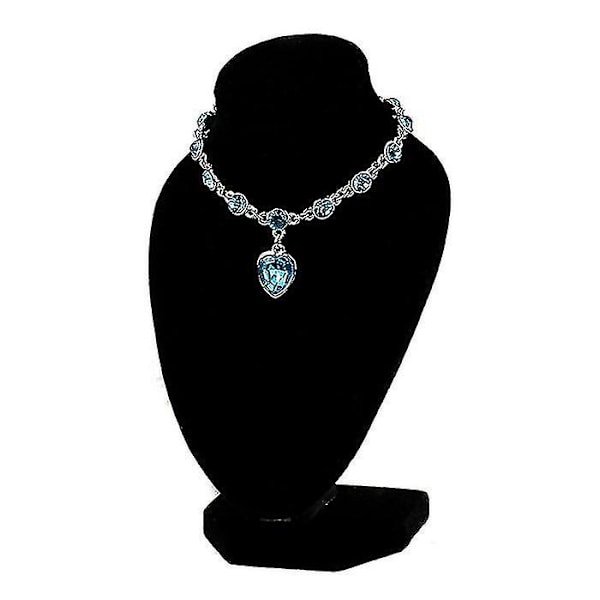 Ny svart skyltdocka dekorera halsband smycken display stativ hållare show