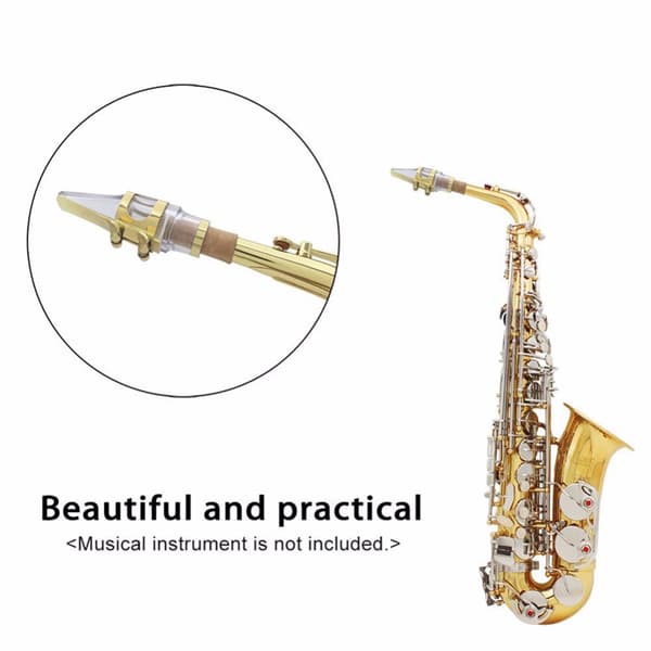 Alto saxofon klar hovedstykke E-flat krystal hovedstykke