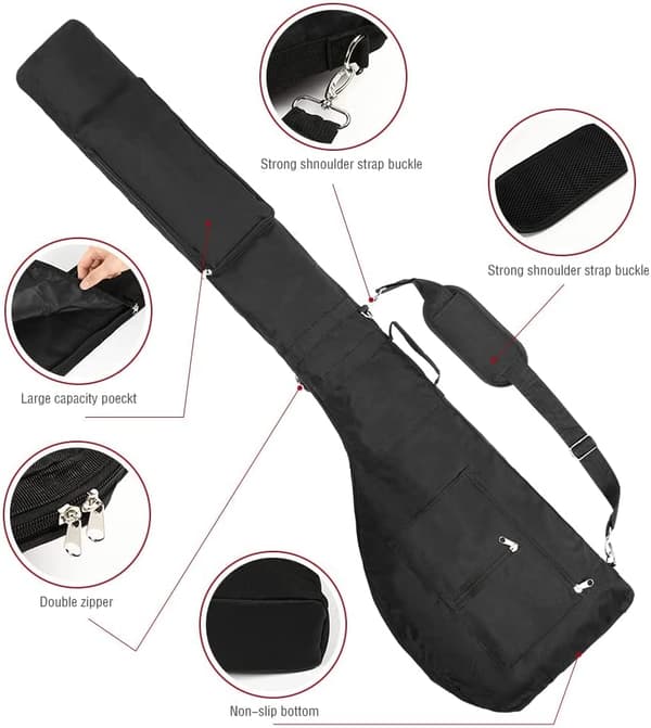 Foldbar Golfbag Mini Golf Bæreveske 49\" Søndag Golfbag Holder