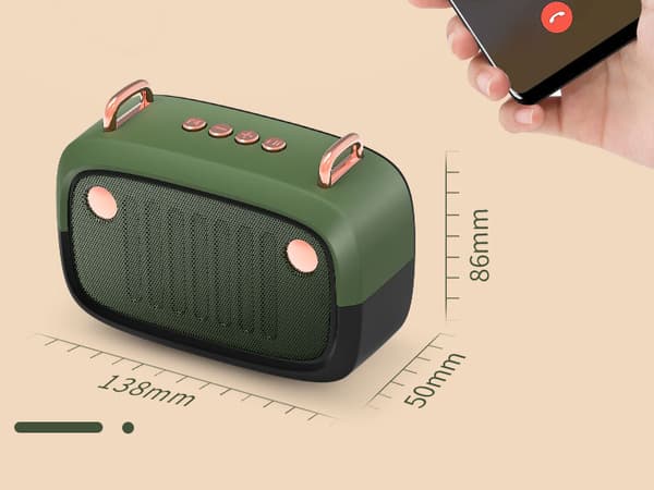 Trådlös Bluetooth-högtalare, tecknad subwoofer utomhusbräda mini bärbar högtalare (blå)