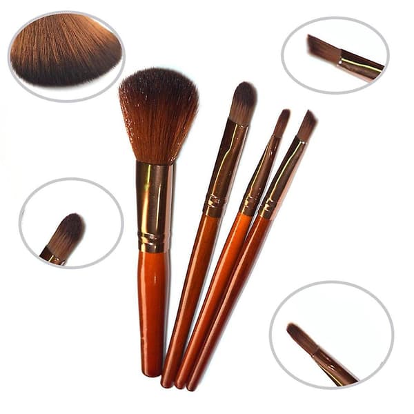 Sminkborste Set Borste Makeup Nybörjare 4 Sminkborste Set Sminkborste