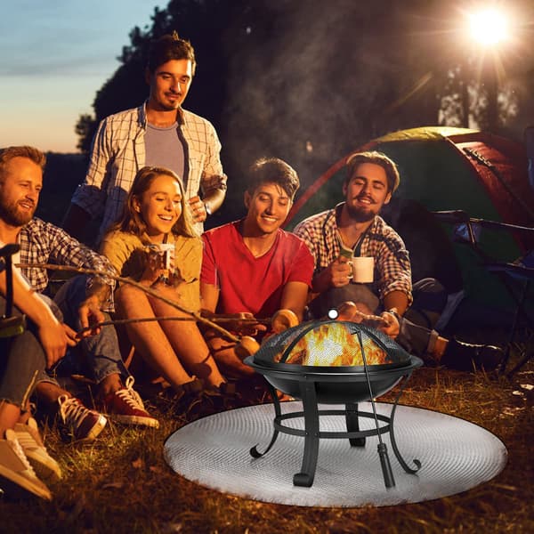 1 stk. bålplads under pejs camping terrasse dæk græsplæne komfur