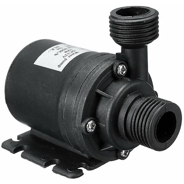 Ultraljudsstyst Mini DC 12V Lyft 5m 800l/h Borstlös Motor Submersible Vattenpump