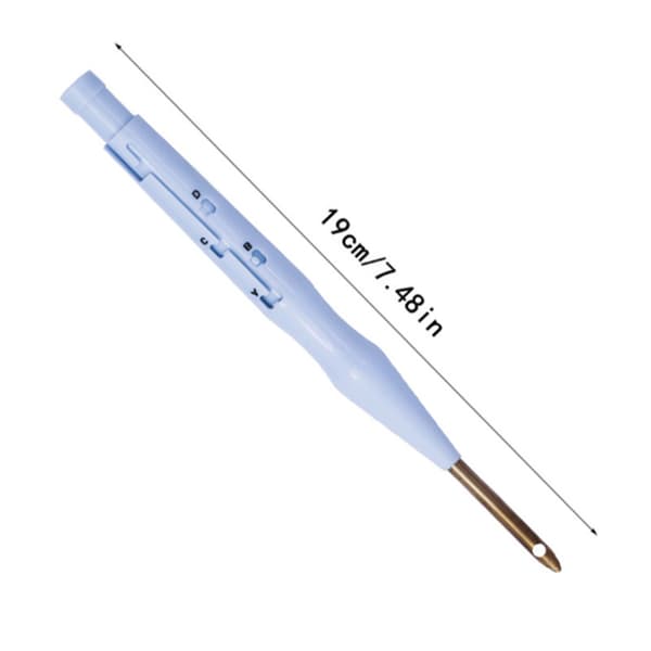 Broderinål, uld, tyk nål, justerbar stylus,
