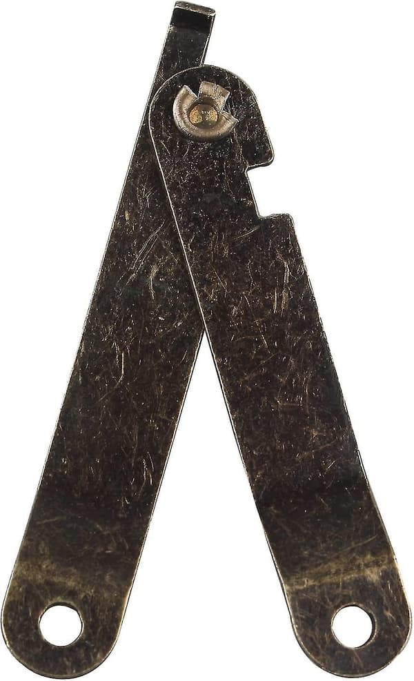 Jubee Sæt med 5 roterende foldbare bagklapshængsler, 67 x 11 mm