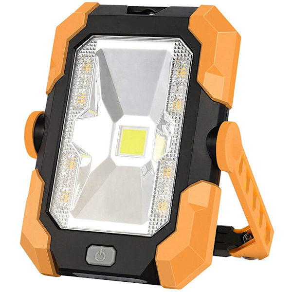 20W 1500LM Oppladbart LED-flomlys Campinglys Solcellelading Arbeidslys Arbeidslys Bærbar Lanterne med 3