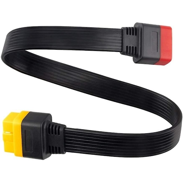 Nyt Obd2 forlængerkabel i høj kvalitet til Launch X431 Thinkdiag/easydiag Obd2 16pin han til hun Obdii adapter stik biltilbehør autodele (colo