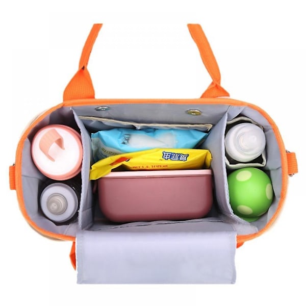 Bleieveske, Mamma & Pappa Reise Skulder Messenger Bag, Multifunksjonell Babyveske For Gutter & Jenter A916-618 beige