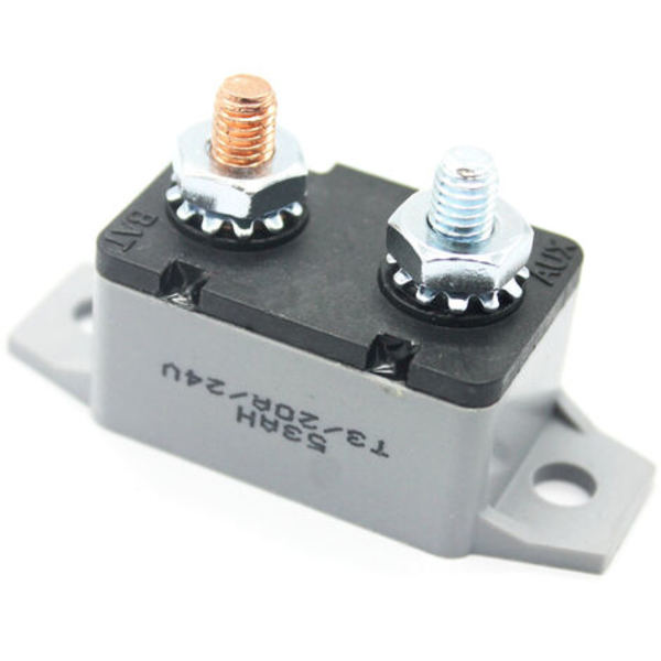 30A Plastik Type Bolt Wing Overcurrent Beskyttelse Manuel Nulstilling Afbryder