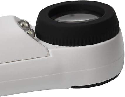 40X Håndholdt Forstørrelsesglas med 2 LED-lys til Læsning