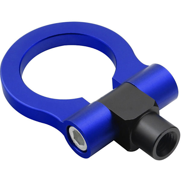Dekorativ Tilhenger Ring for Slepehake, Metall Slepehake, Chevrolet, Camaro (Blå Ring + Stang)