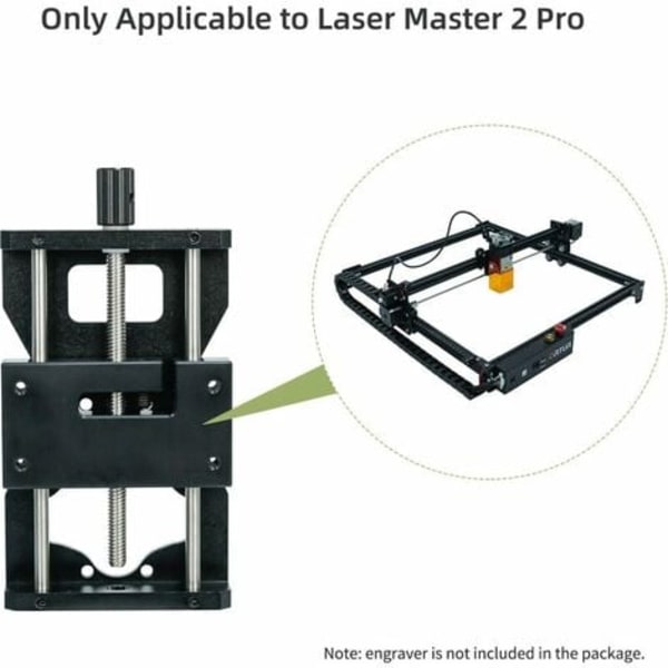 Laserhuvudlyftningsenhet för Ortur Laser Master 2 Pro, Huvudfokusregulator, Z-axel Reservdelar Tillbehör