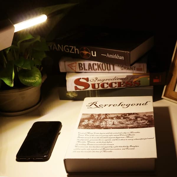 5 stk (Varmt Hvit) 5V Mini Bærbar USB Nattelys 3 LED Skrivebord