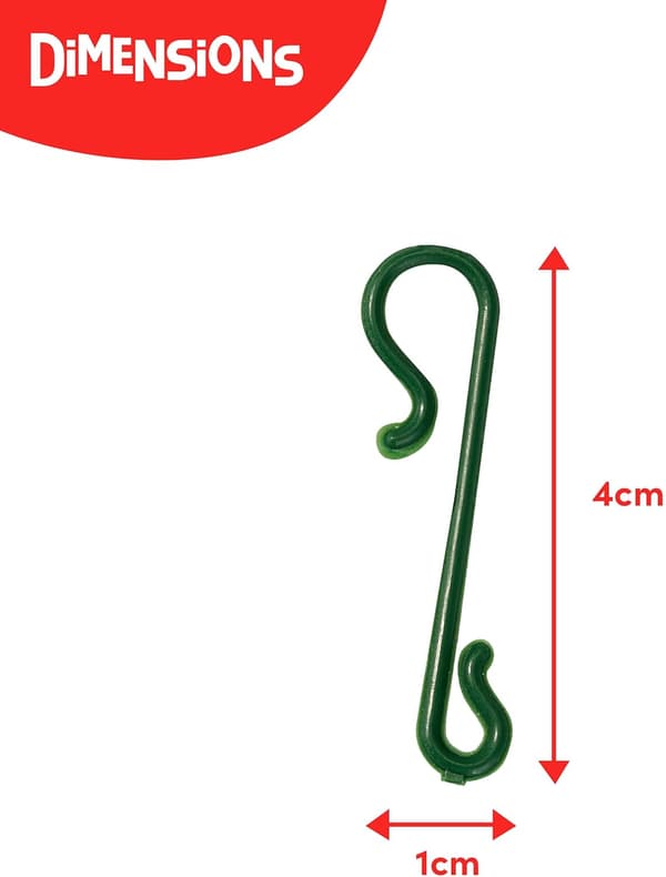 40 Julekroker 4cm - Sterke og Gjenbrukbare