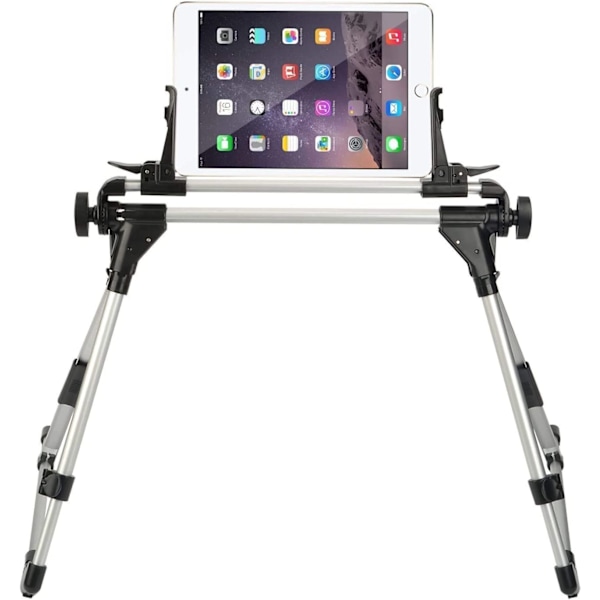 Sängtablettställ, Justerbar Vikbar Tablethållare för iPad iPhone Telefon Surfplatta Kindle (Svart)