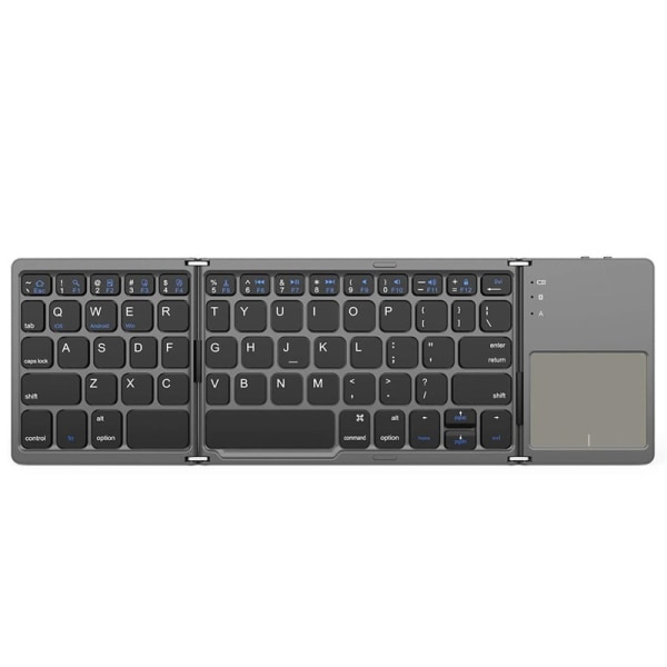 Wireless bluetooth ultra-thin tri-fold keyboard